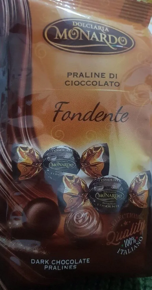 Praline di cioccolato fondente