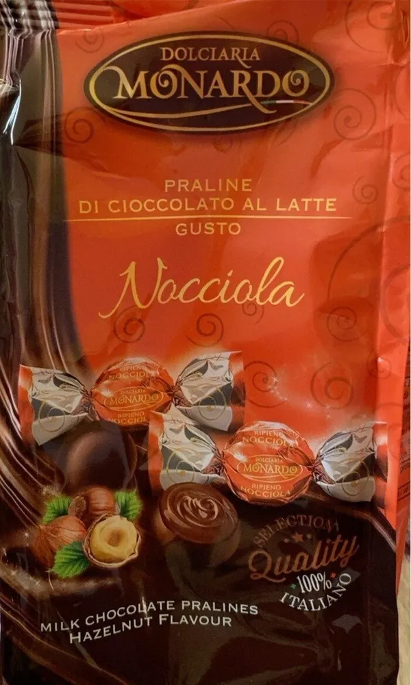 Praline di cioccolato al latte