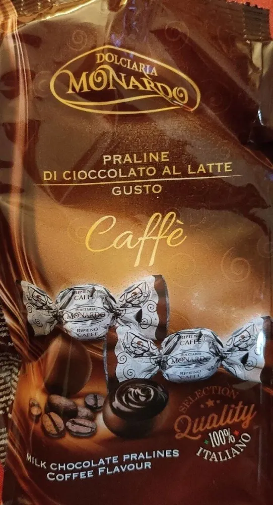 Praline di cioccolato al latte gusto caffè
