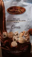 Praline di cioccolato al latte gusto cocco