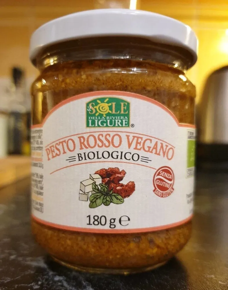 Pesto rosso vegano biologico
