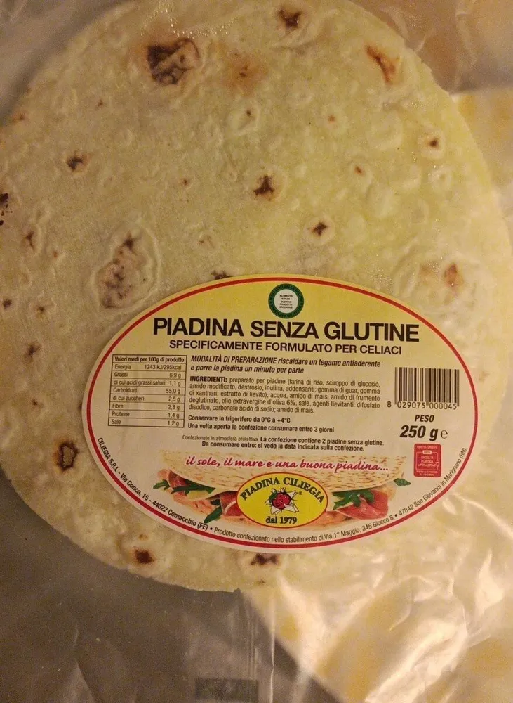 Piadina  senza glutine