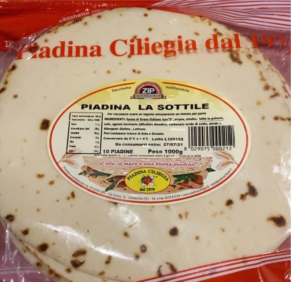 Piadina ciliegia dal 1979