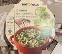 Zuppa con cannellini e cavolo romanesco