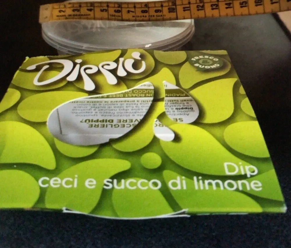 Dip ceci e succo di limone