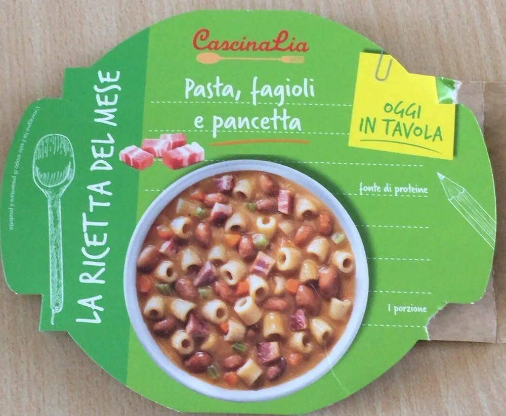 pasta, fagioli e pancetta