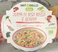 Zuppa di riso rosso e quinoa