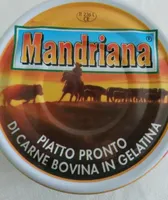 Piatto pronto di carne bovina in gelatina