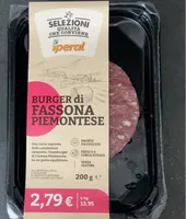 Burger di fassona piemontese