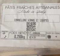 Cannelloni viande et legumes
