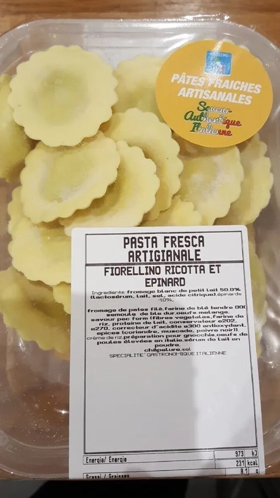 Fiorellino ricotta et epinard