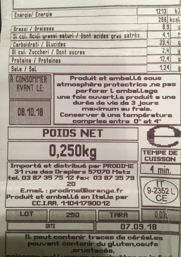 Fagotins au jambon cru