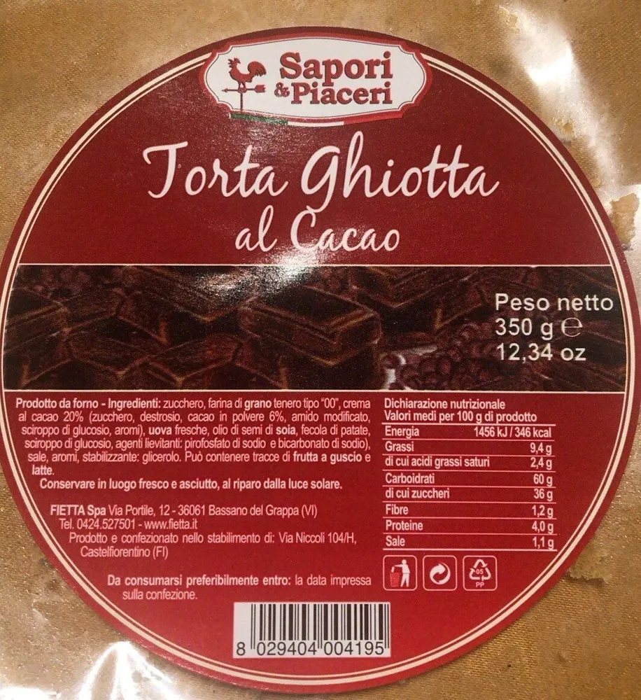 Torta ghiotta al cacao