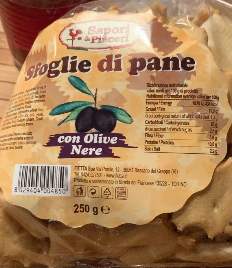 Sfoglie di pane