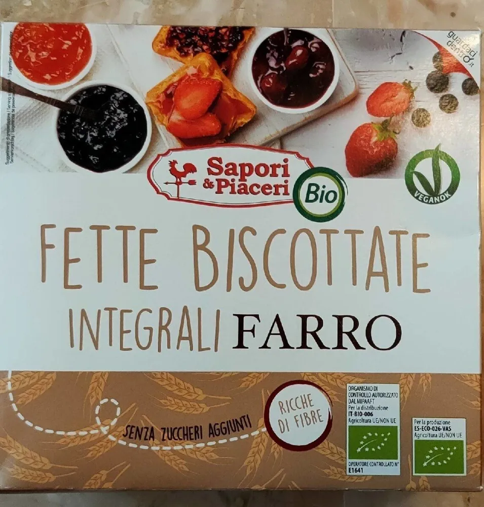 Fette biscottate integrali farro