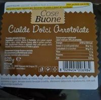 Cialde dolci arrotolate
