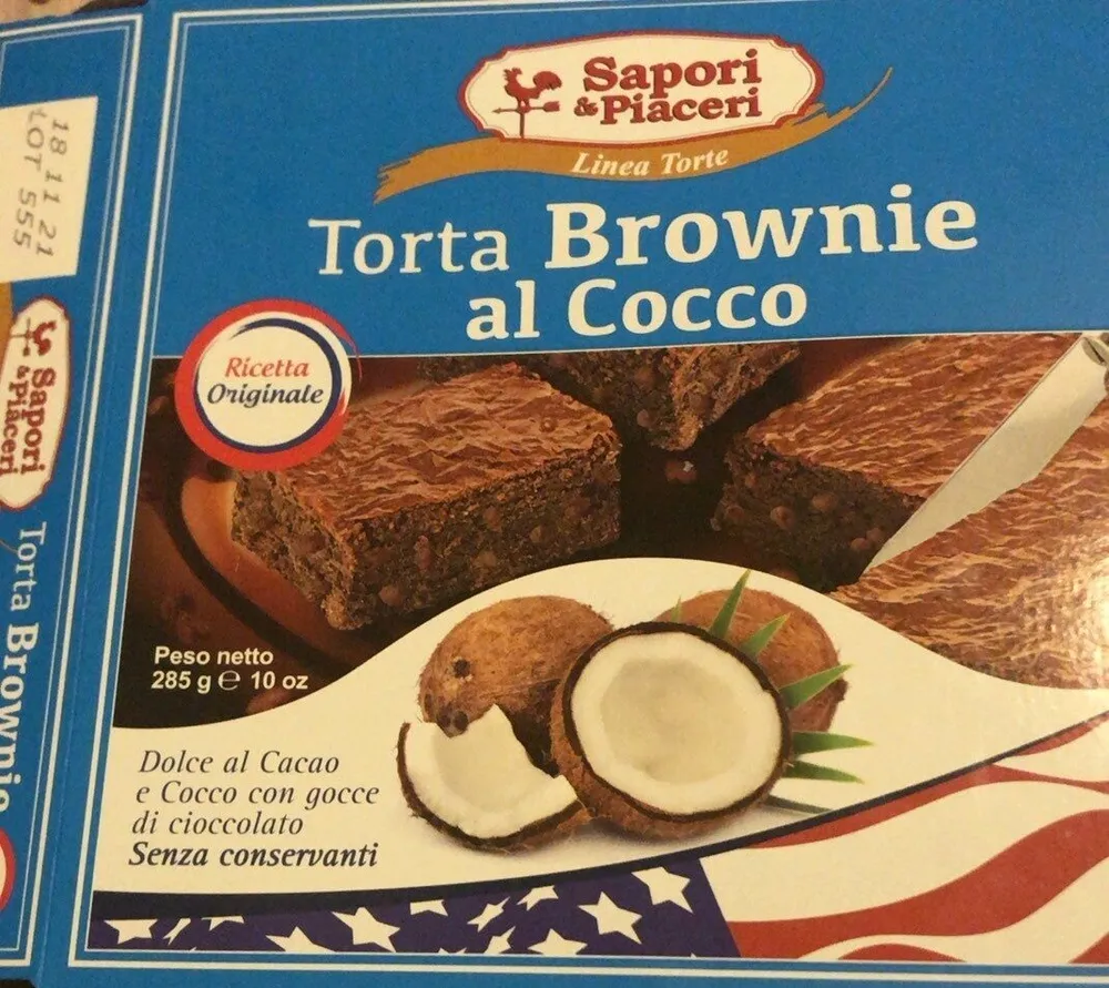 Torta Brownie al Cocco