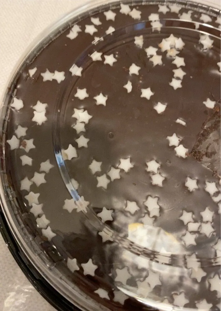 Torta cacao stelline