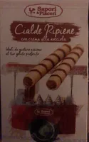 Cialde ripiene con crema di nocciole
