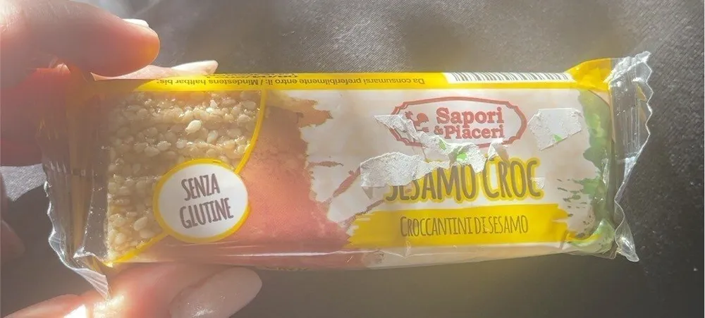 Snack a base di semi di sesamo