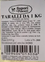 Taralli da kg.1