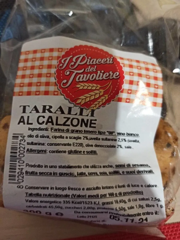 Taralli al calzone