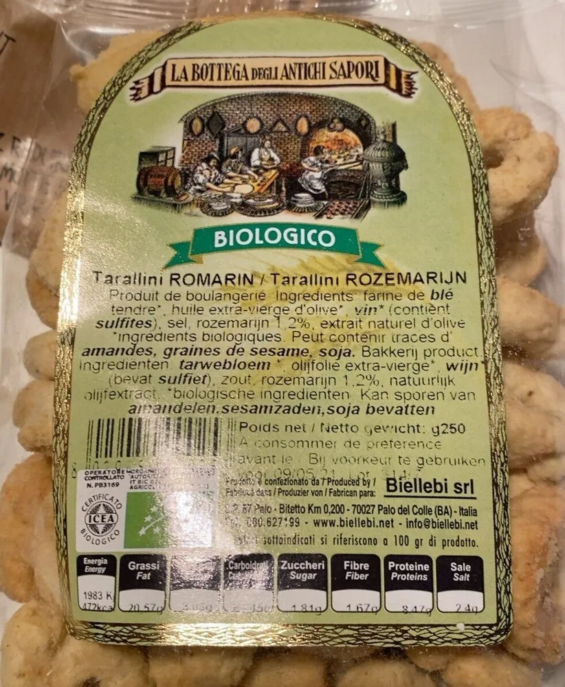 Tarallini Romarin