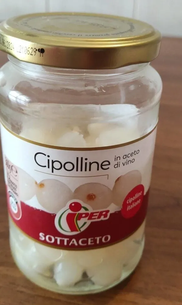 Cipolline in aceto di vino