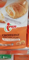 Croissant con farcitura all'albicocca