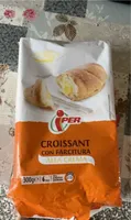 Croissant con farcitura alla crema