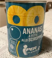 Ananas a fette allo sciroppo