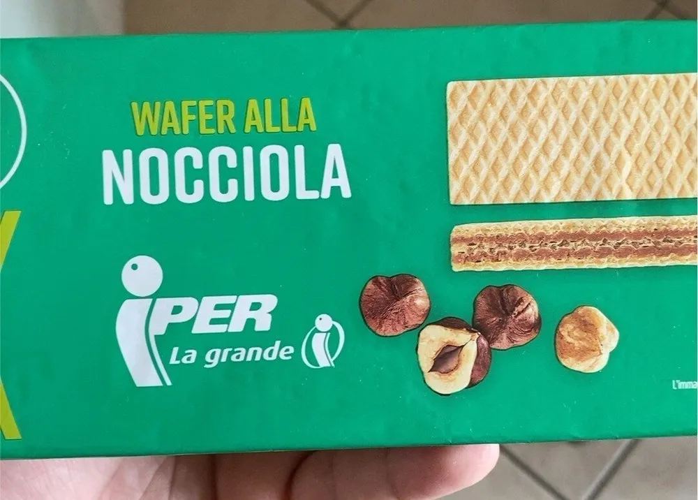 Wafer alla nocciola