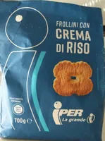 Frollini con crema di riso
