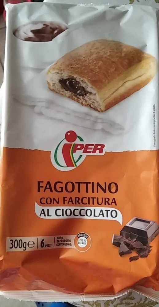 FAGOTTINO CON FARCITURA AL CIOCCOLATO