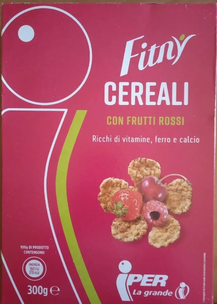 Fitny cereali con frutti rossi
