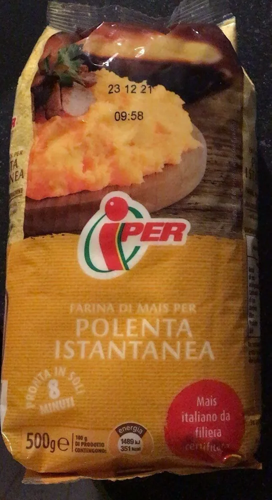 Farina di mais per Polenta istantanea