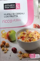 Muesli di cereali con frutta