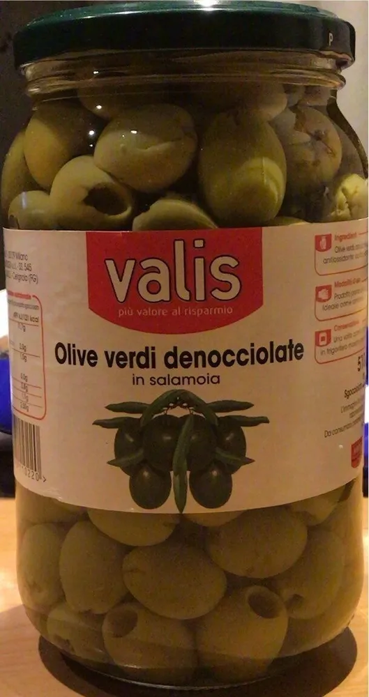 Olive verdi denocciolate