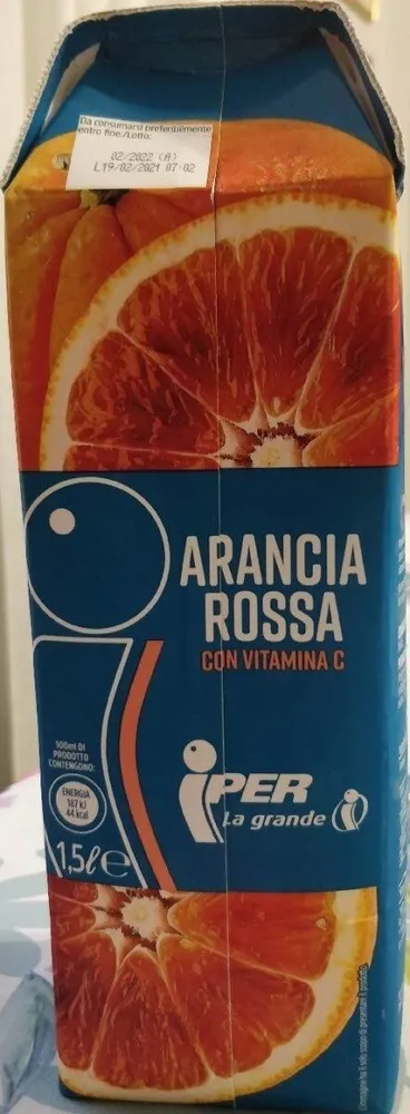 Arancia Rossa con vitamina c