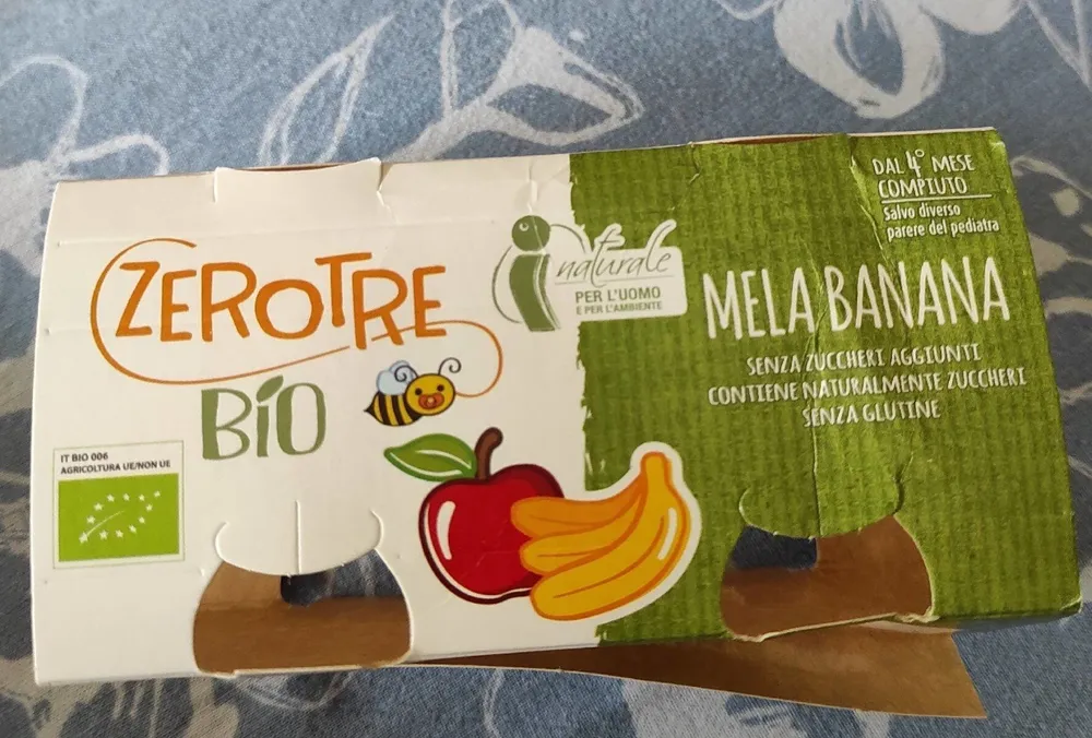 Omogeneizzato mela banana