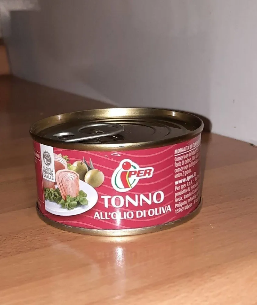 Tonno all'olio ďoliva