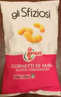 Cornetti di mais gusto formaggio