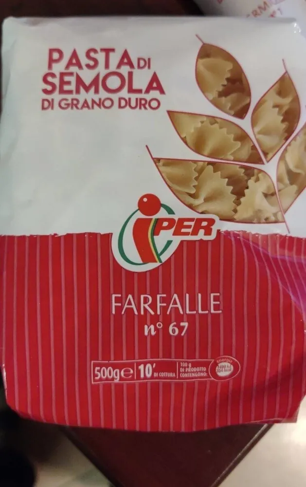 Pasta di semola Farfalle