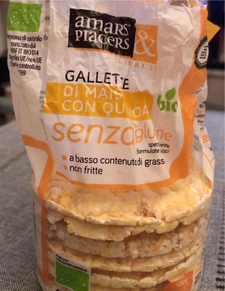 Gallette di Mais con Quinoa