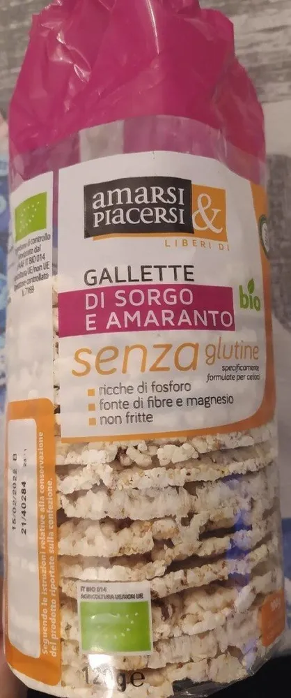 Gallette di sorgo e amaranto