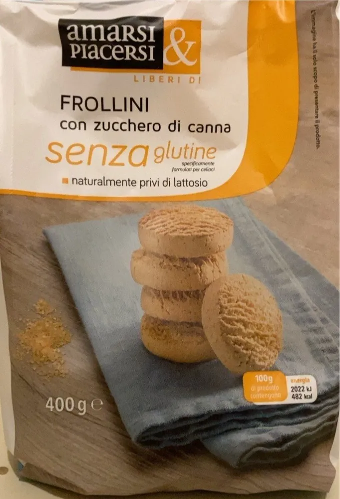 Frollini con zucchero di canna senza glutine