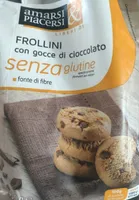 Frollini con gocce di cioccolato senza glutine