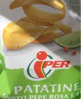 Patatine pepe rosa e lime