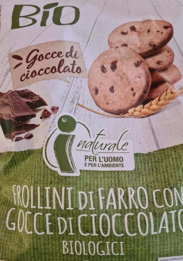 FROLLINI DI DI FARRO BIO con gocce di cioccolato