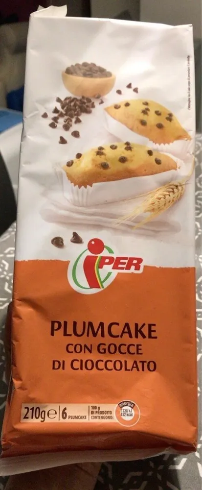 Plumcake con gocce di cioccolato